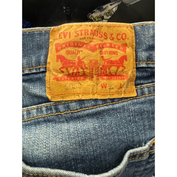 Men's Levis 505 Slim Fit‎ Straight Leg Jeans Tag Size 32x32 - Picture 4 of 8